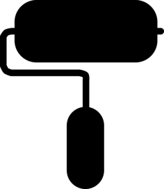 Paint Roll Tool Craft Design Svg File, Free Vectors File